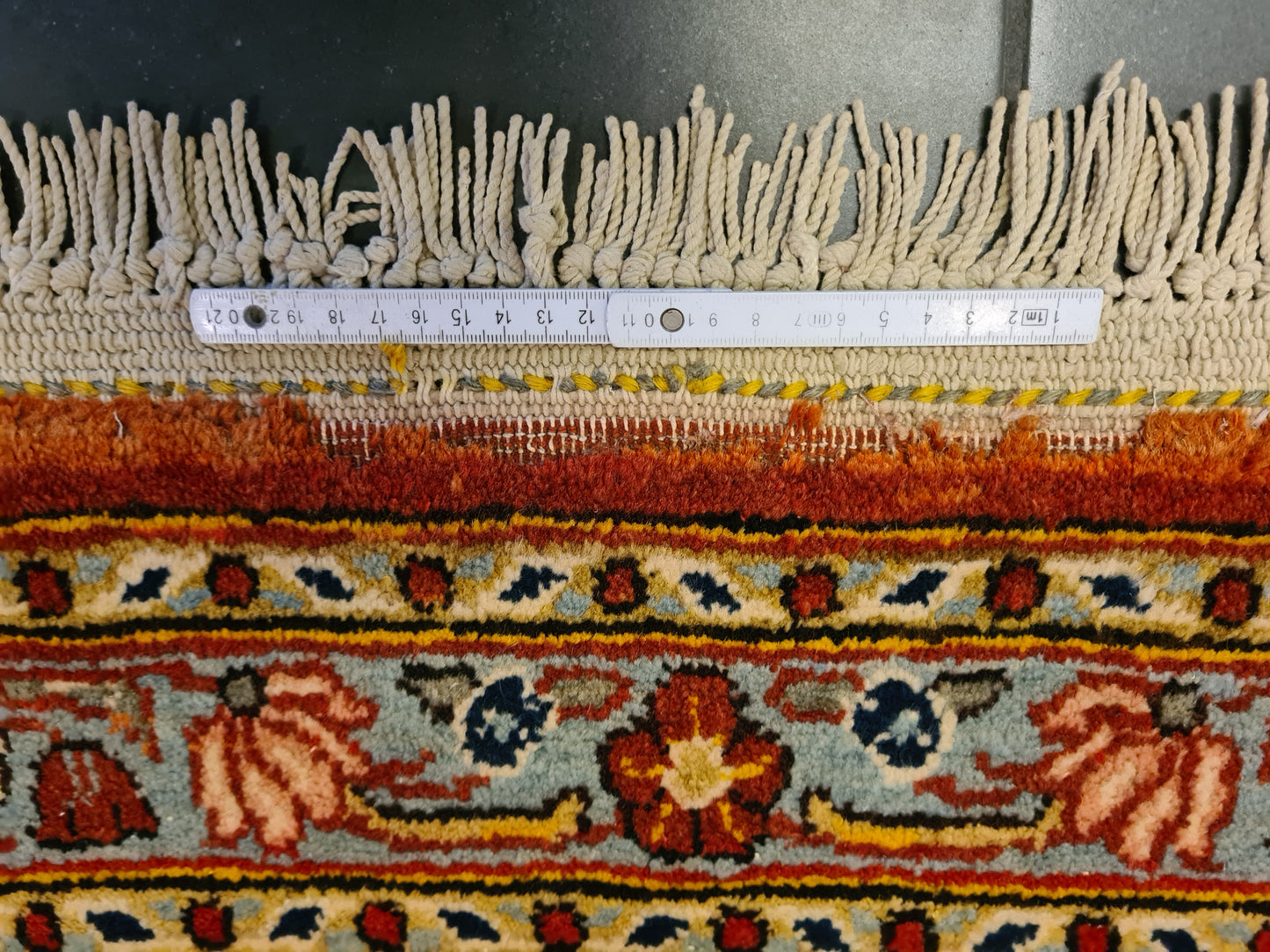 Perserteppich Orientteppich Handgeknüpfter Teppich Ghoum 381x308cm