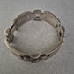 Massives Vintage-Armband aus 800er Silber – Geometrisches Design