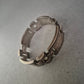 Massives Vintage-Armband aus 800er Silber – Geometrisches Design