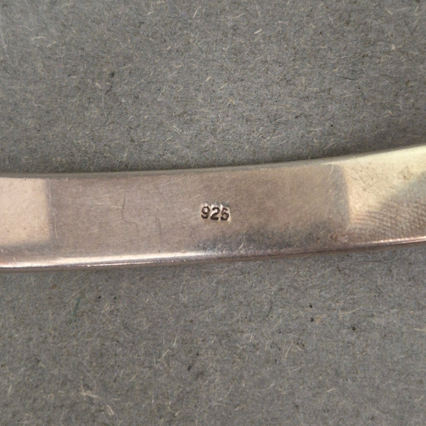 925er Silber Armreif mit Delphin-Motiv – Offenes Design, 30 g schwer