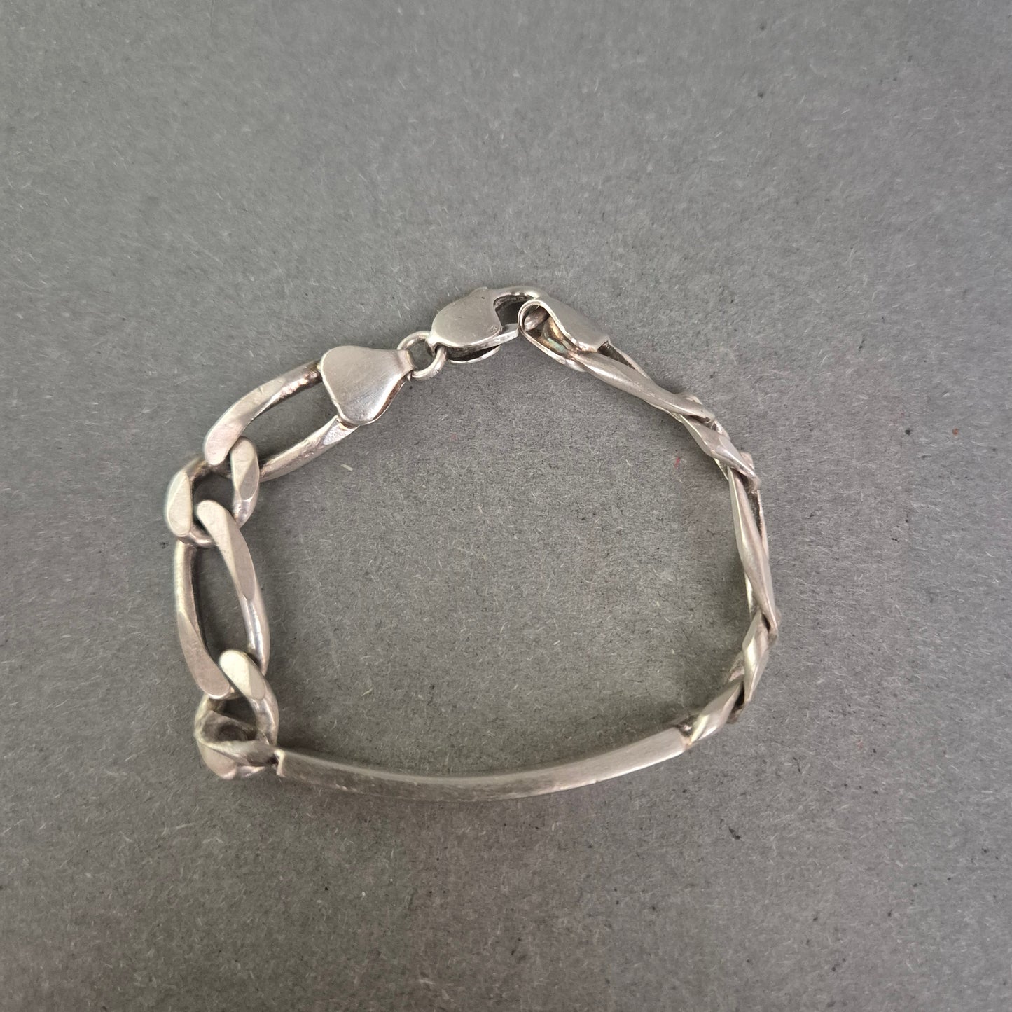 925er Silberarmband mit Gravurplatte – Massiv & personalisierbar, 40 g