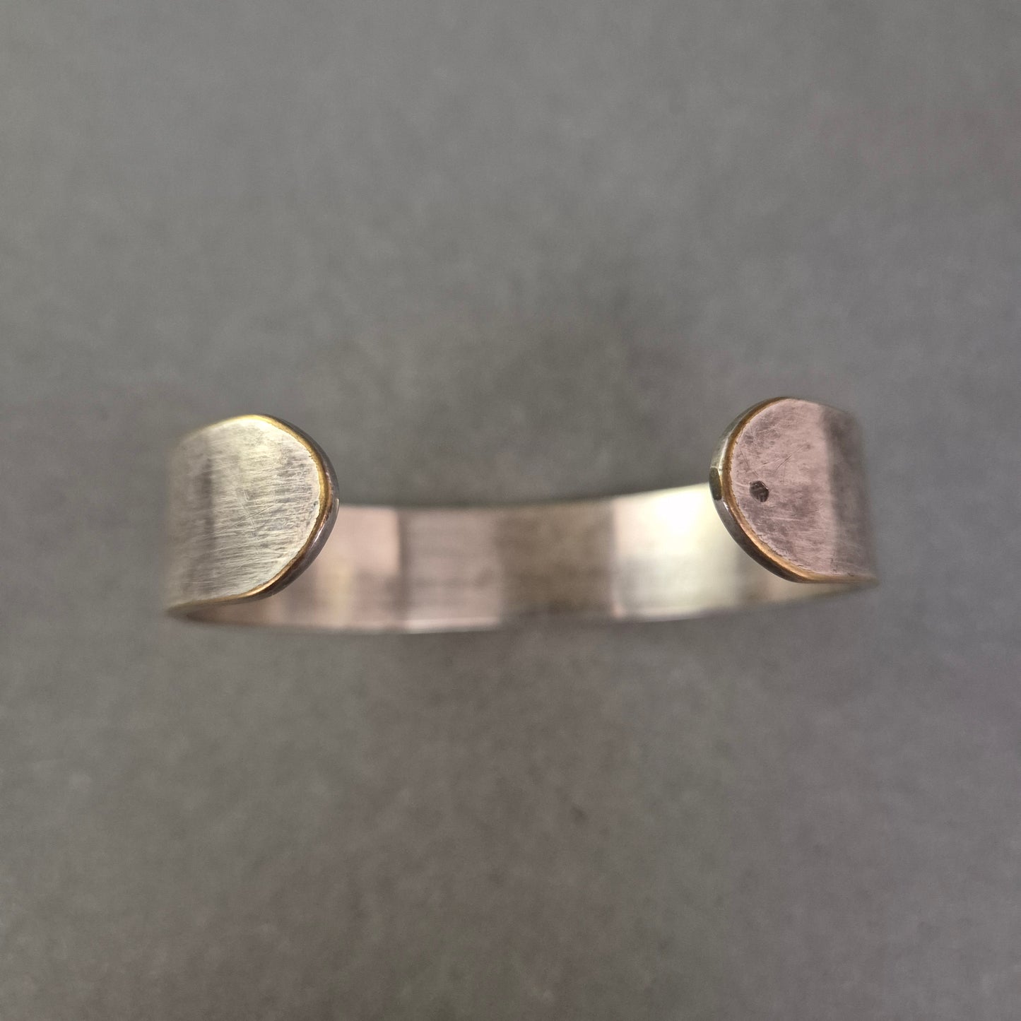 Schlichter Vintage Silber-Armreif – Zeitloser Look in Massiver Qualität