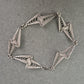 Vintage Silberarmband im Zickzack-Design – Filigrane Handarbeit