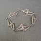 Vintage Silberarmband im Zickzack-Design – Filigrane Handarbeit
