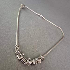 Pandora Silberarmband mit Charms – 61 g Statement-Schmuckstück