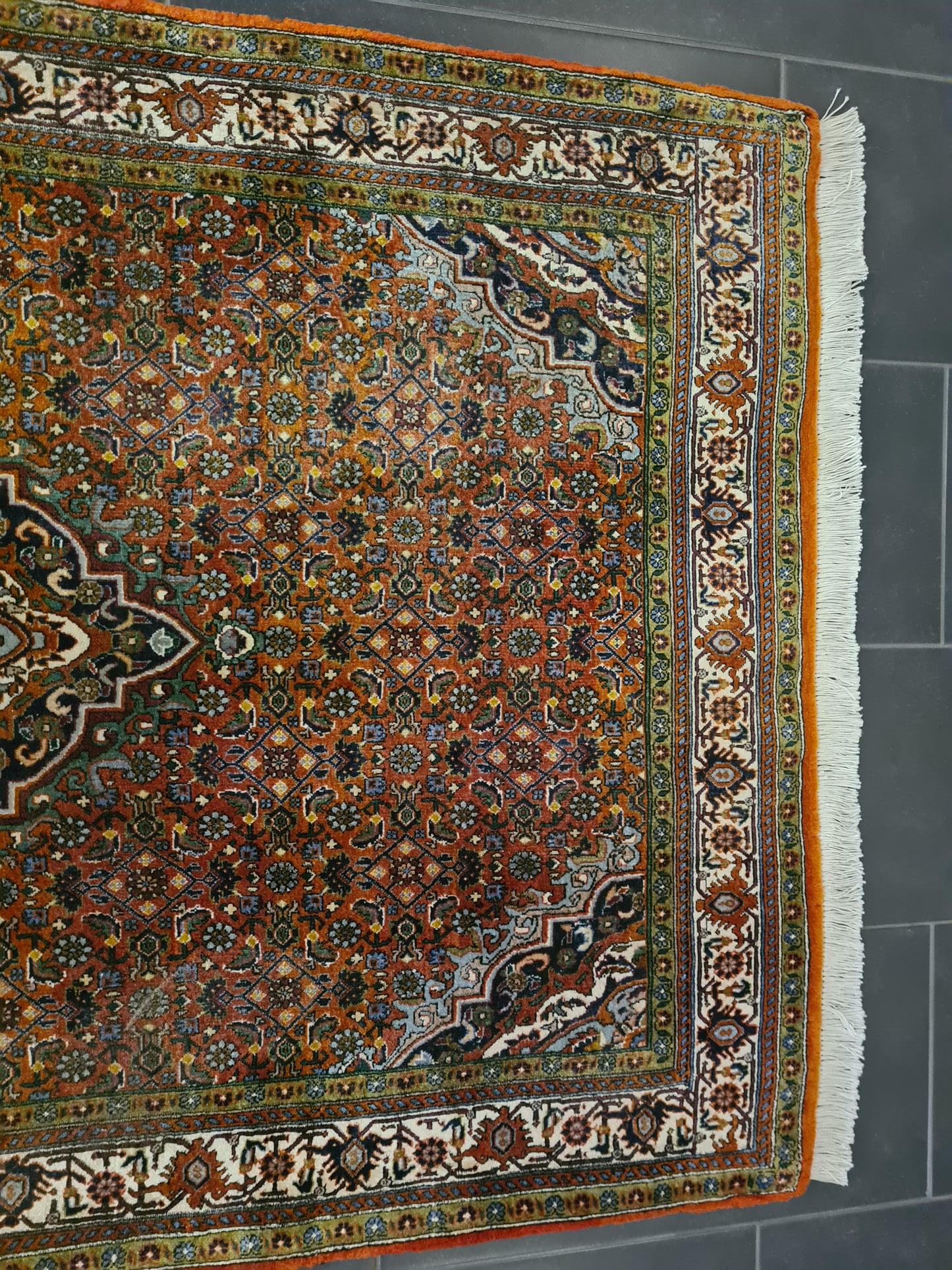 Perserteppich Orientteppich Handgeknüpfter Teppich Bidjar fein 175x116cm