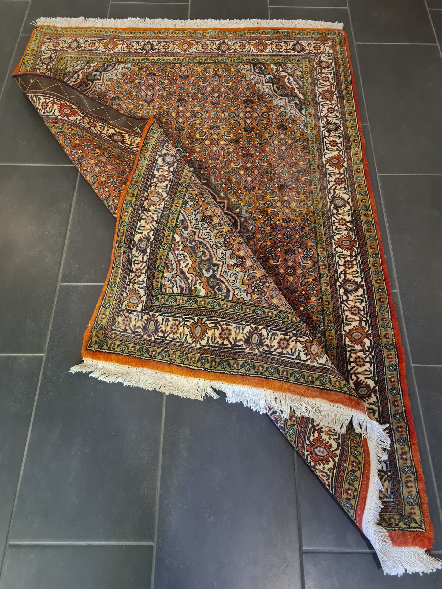 Perserteppich Orientteppich Handgeknüpfter Teppich Bidjar fein 175x116cm