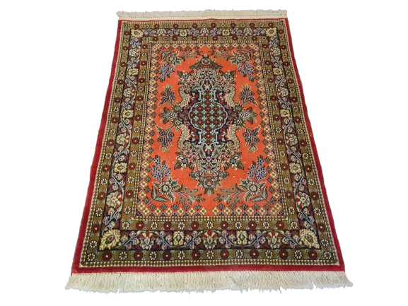 Perserteppich Orientteppich Handgeknüpfter Teppich Ghoum 120x79cm