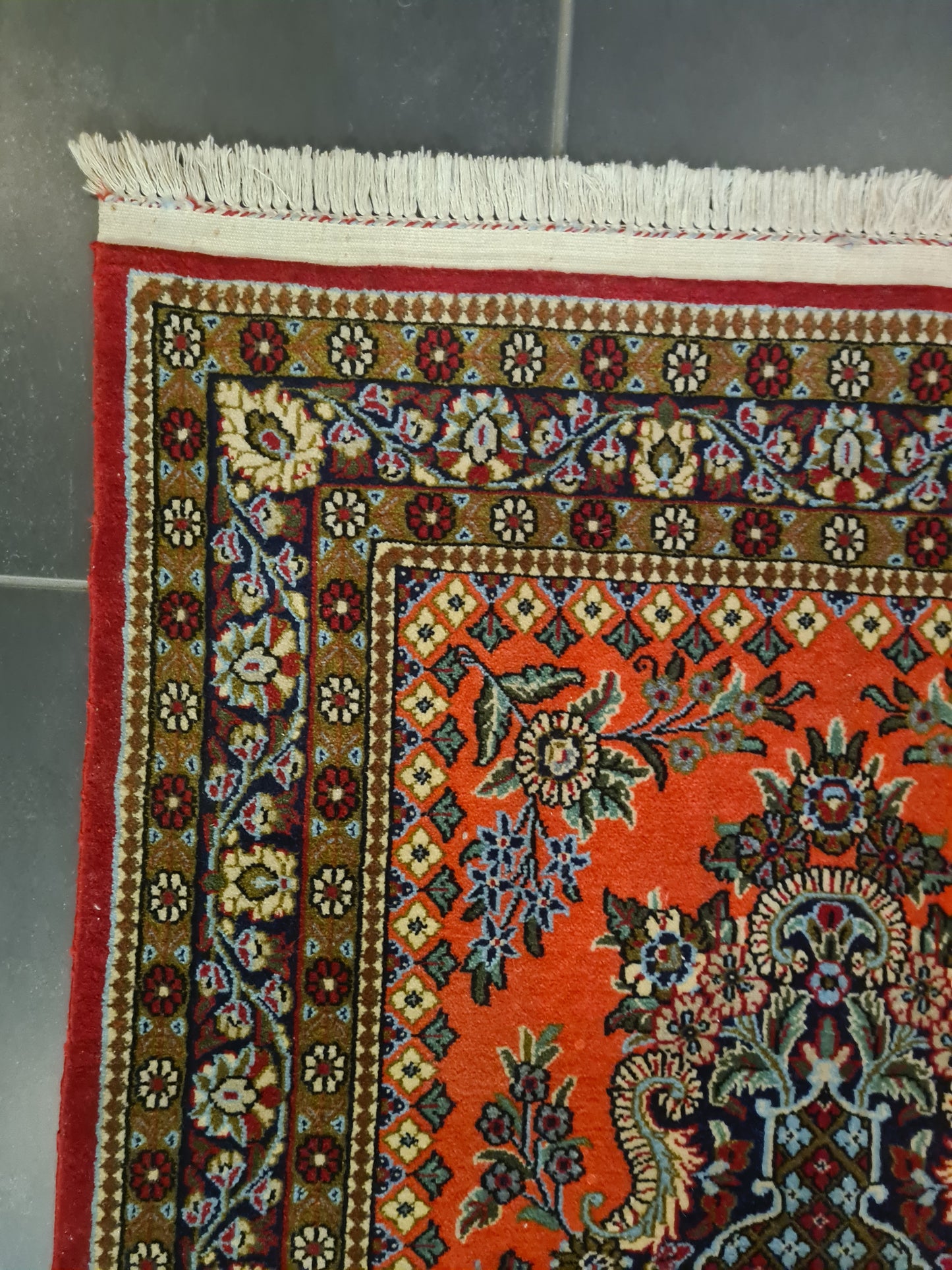 Perserteppich Orientteppich Handgeknüpfter Teppich Ghoum 120x79cm