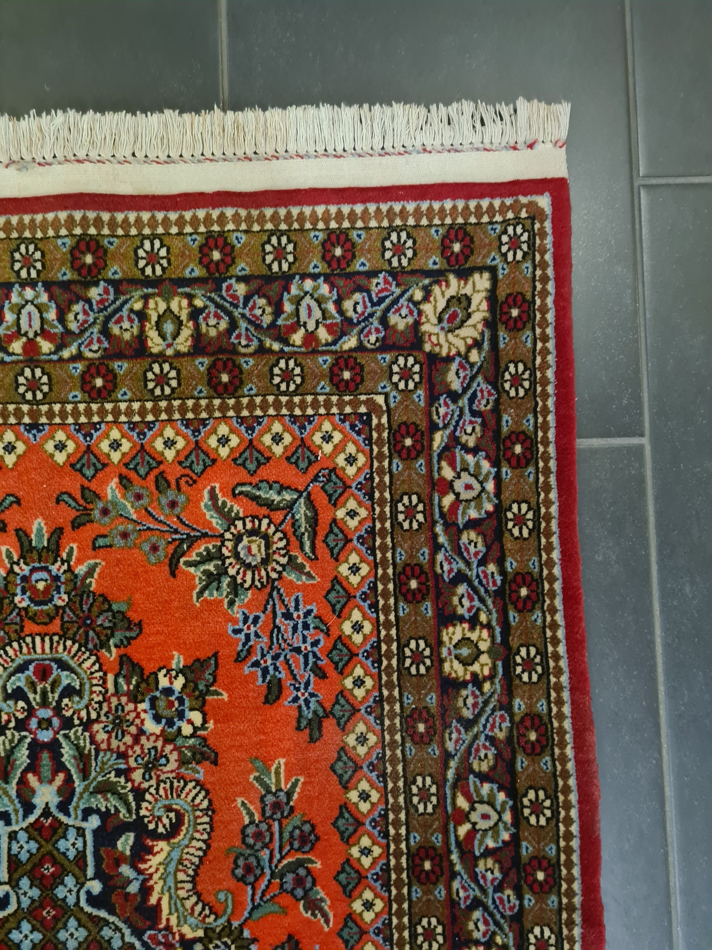 Perserteppich Orientteppich Handgeknüpfter Teppich Ghoum 120x79cm