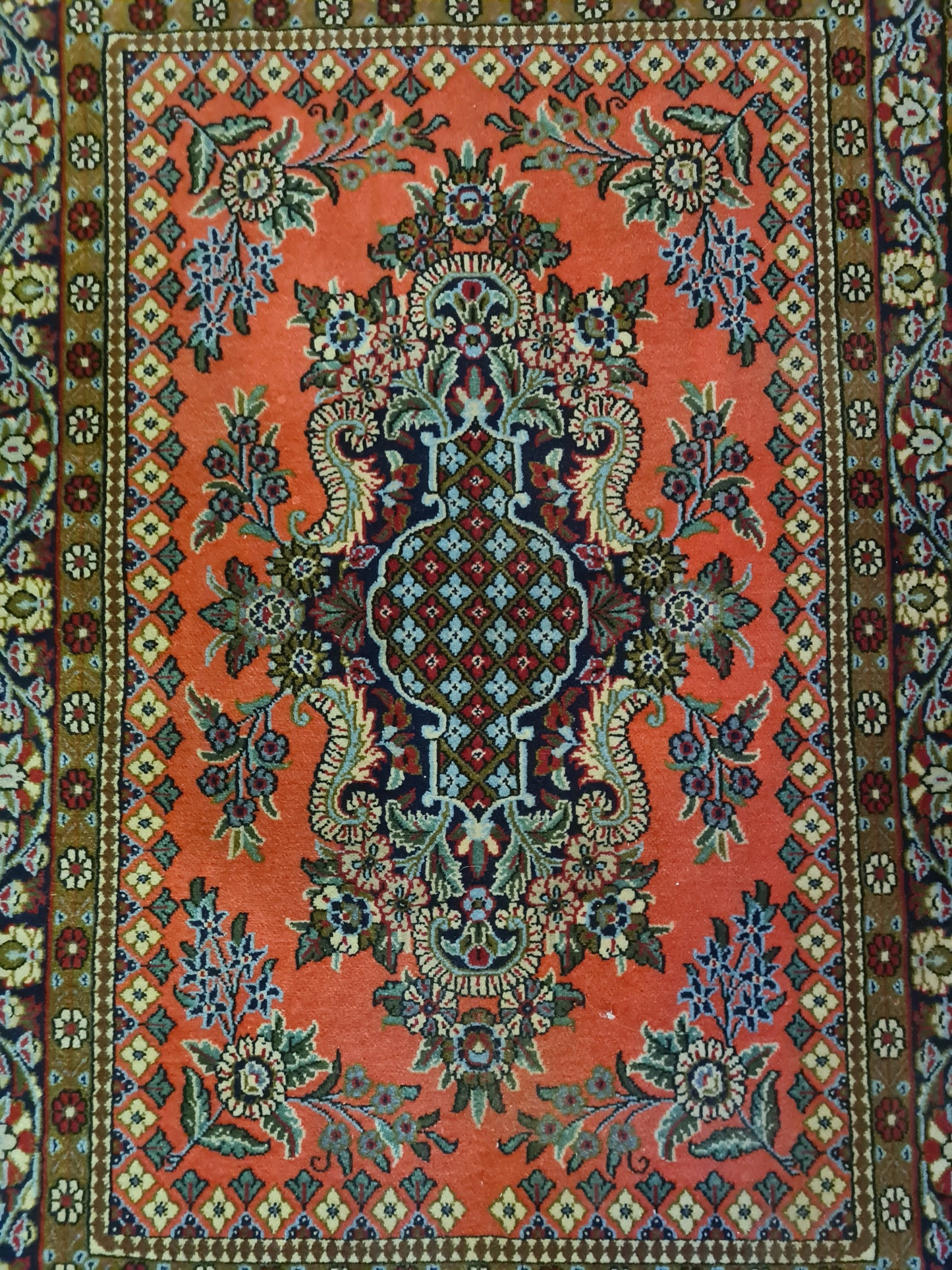 Perserteppich Orientteppich Handgeknüpfter Teppich Ghoum 120x79cm