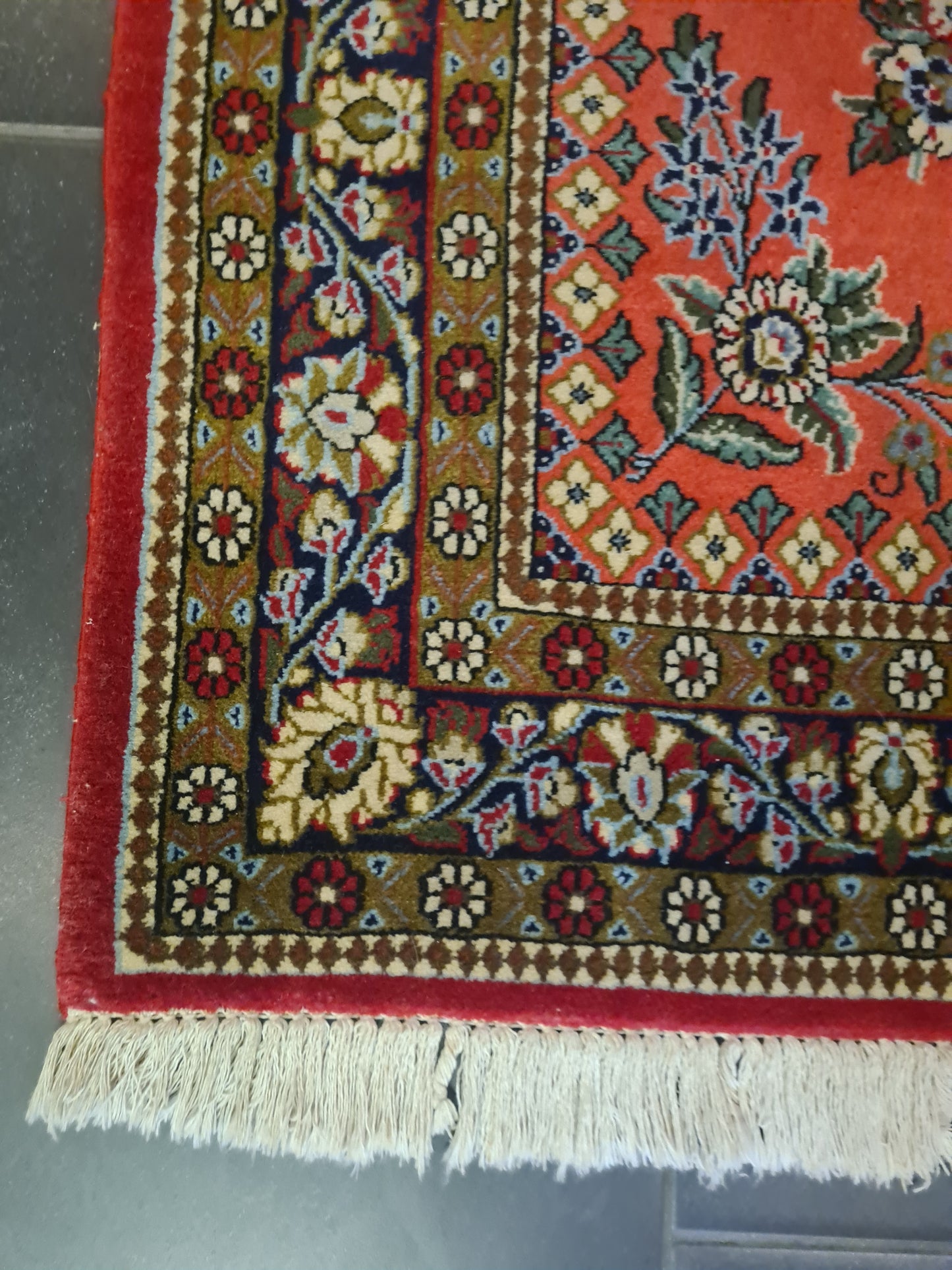 Perserteppich Orientteppich Handgeknüpfter Teppich Ghoum 120x79cm