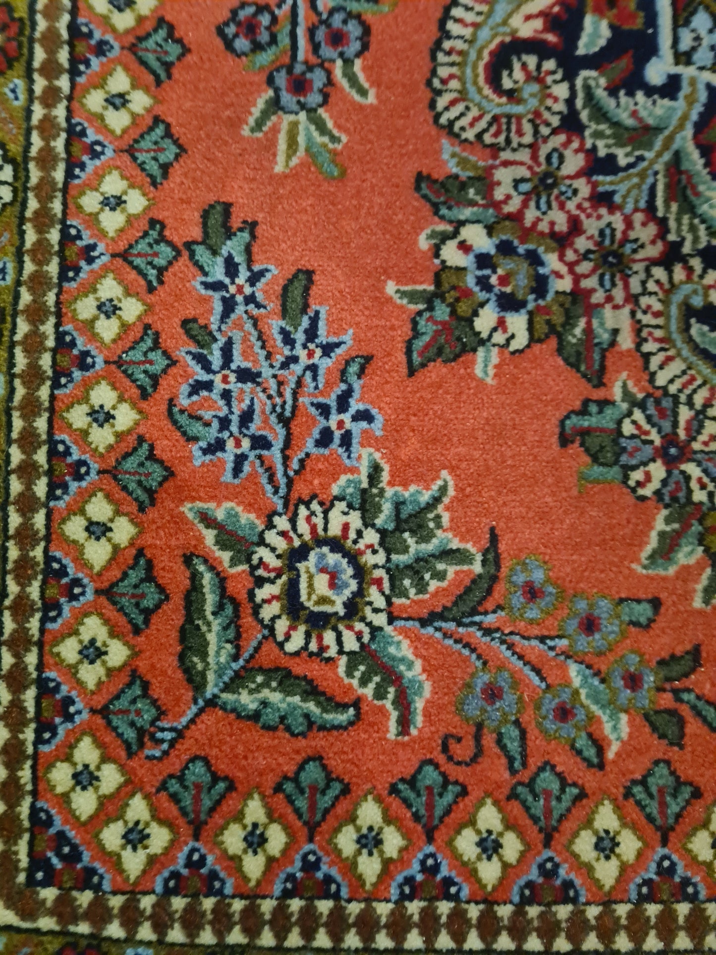 Perserteppich Orientteppich Handgeknüpfter Teppich Ghoum 120x79cm