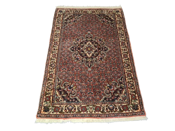 Perserteppich Orientteppich Handgeknüpfter Teppich Bidjar fein 116x71cm