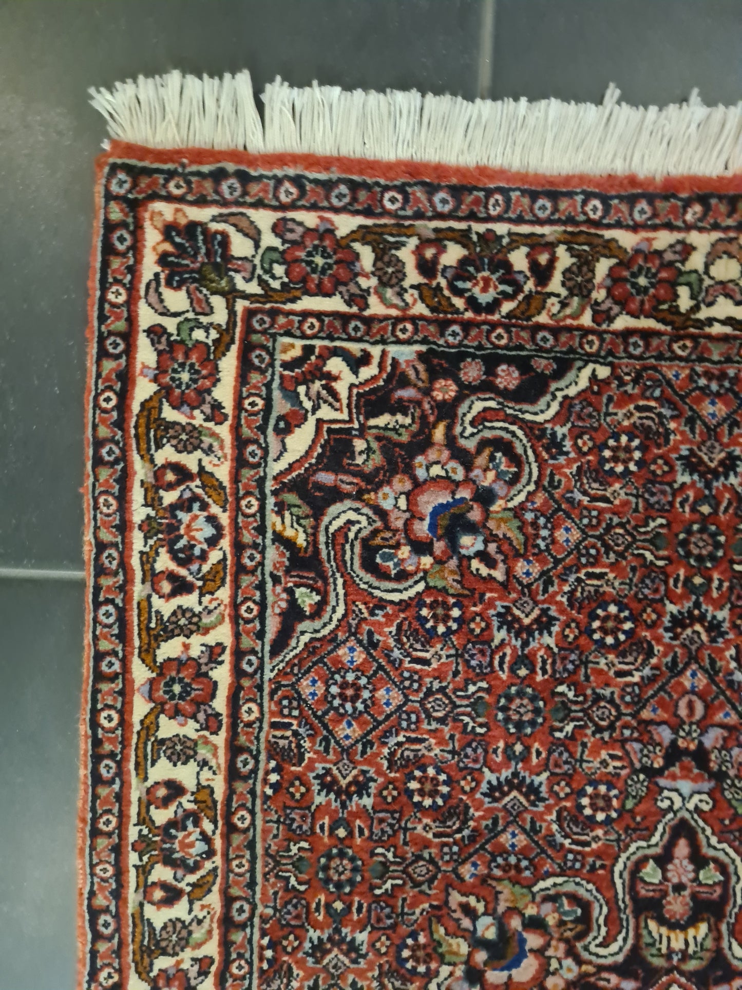 Perserteppich Orientteppich Handgeknüpfter Teppich Bidjar fein 116x71cm