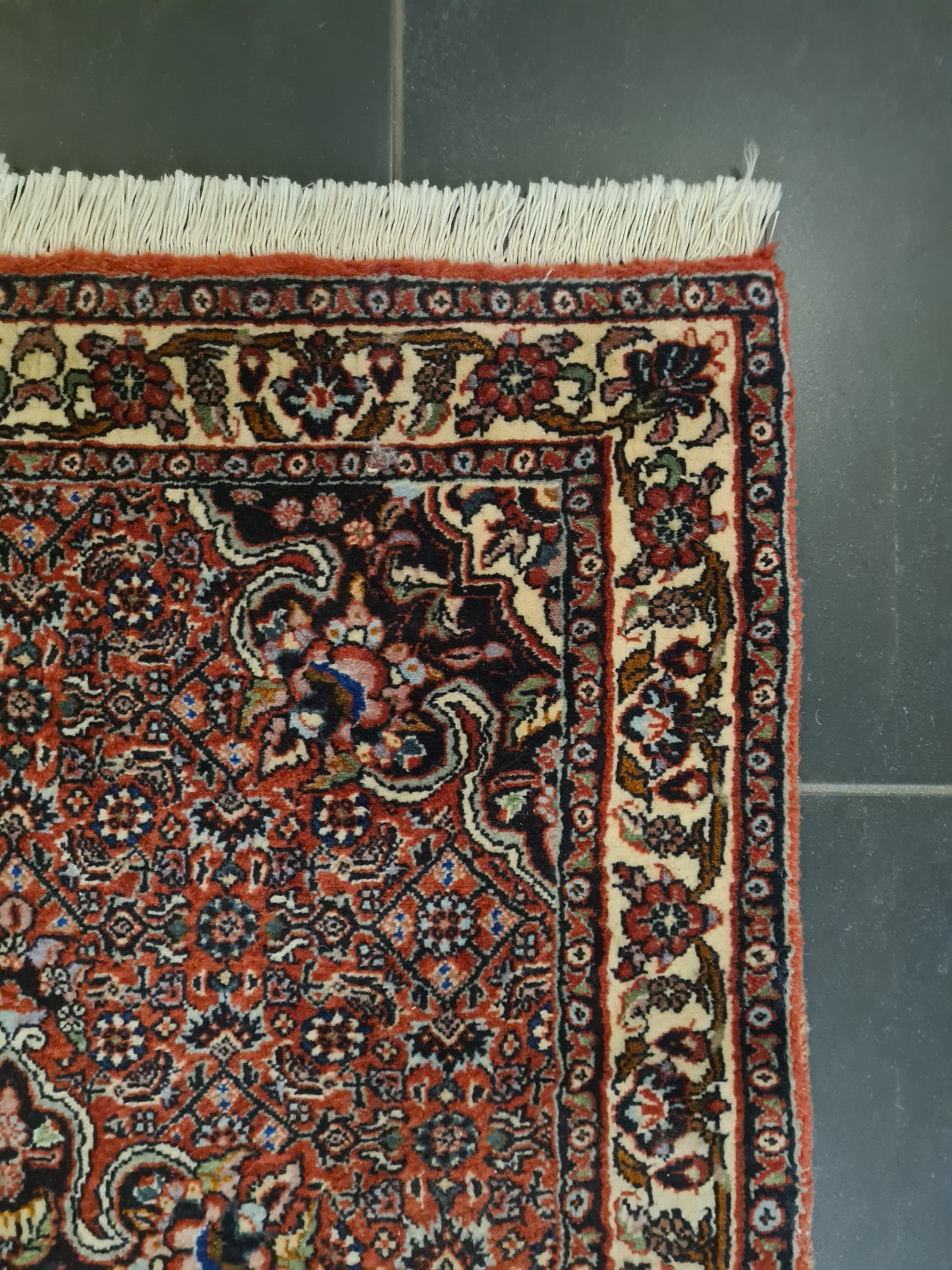 Perserteppich Orientteppich Handgeknüpfter Teppich Bidjar fein 116x71cm