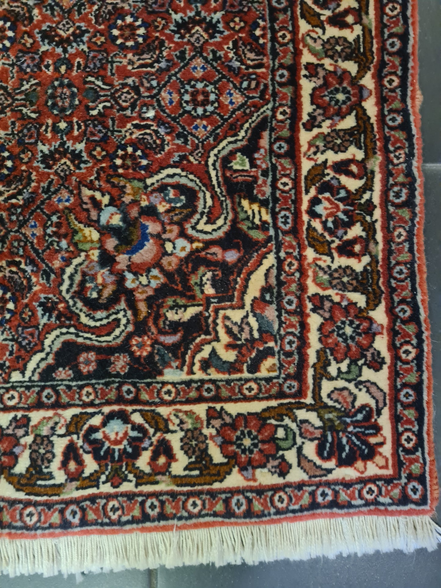 Perserteppich Orientteppich Handgeknüpfter Teppich Bidjar fein 116x71cm