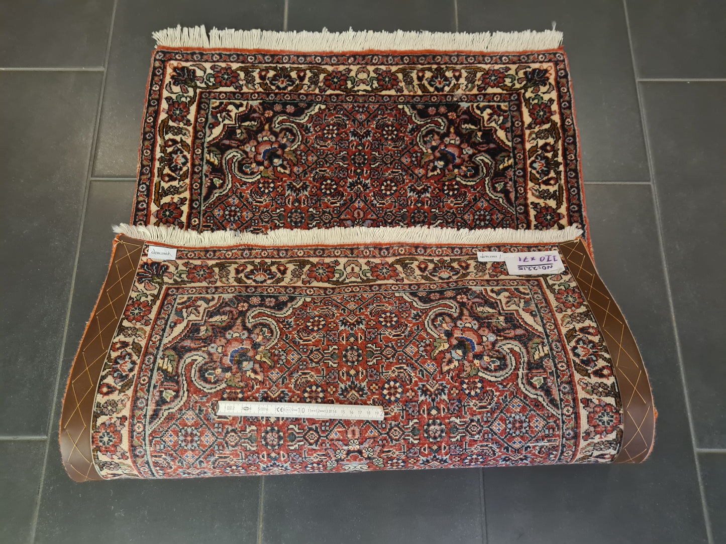 Perserteppich Orientteppich Handgeknüpfter Teppich Bidjar fein 116x71cm