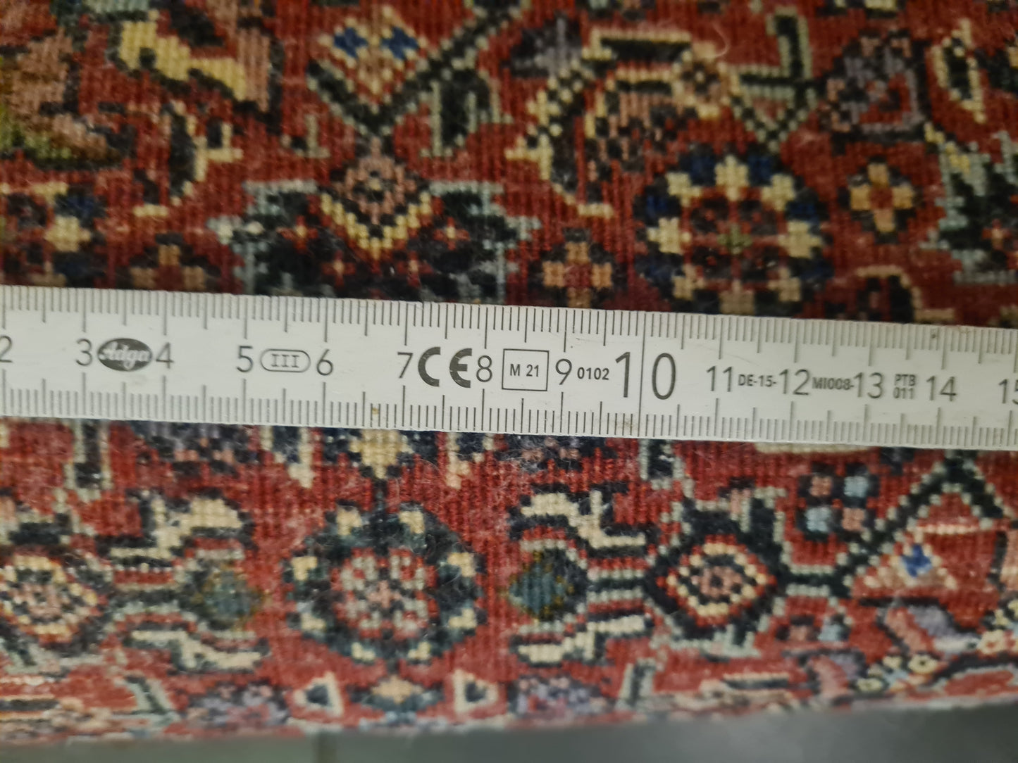 Perserteppich Orientteppich Handgeknüpfter Teppich Bidjar fein 116x71cm