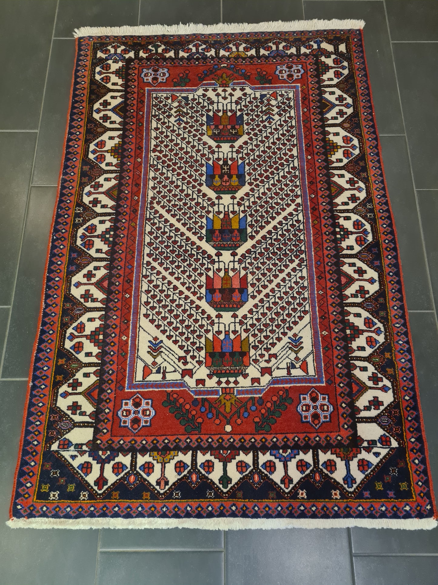 Perserteppich Orientteppich Handgeknüpfter Teppich Malaya 160x105cm