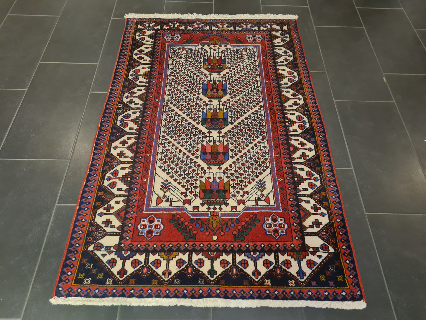 Perserteppich Orientteppich Handgeknüpfter Teppich Malaya 160x105cm