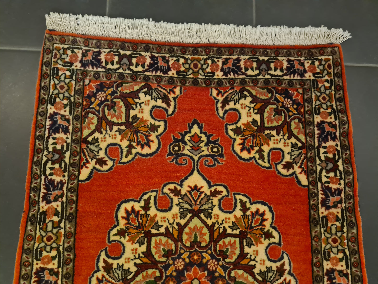 Perserteppich Orientteppich Handgeknüpfter Teppich Bidjar fein 170x60cm