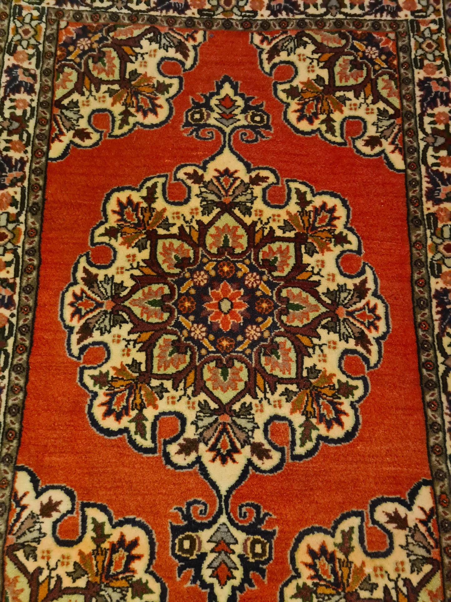 Perserteppich Orientteppich Handgeknüpfter Teppich Bidjar fein 170x60cm