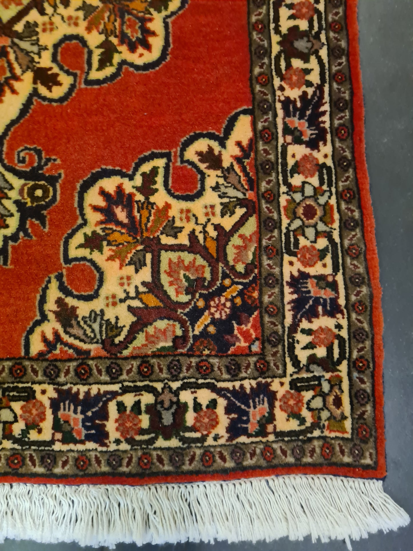 Perserteppich Orientteppich Handgeknüpfter Teppich Bidjar fein 170x60cm