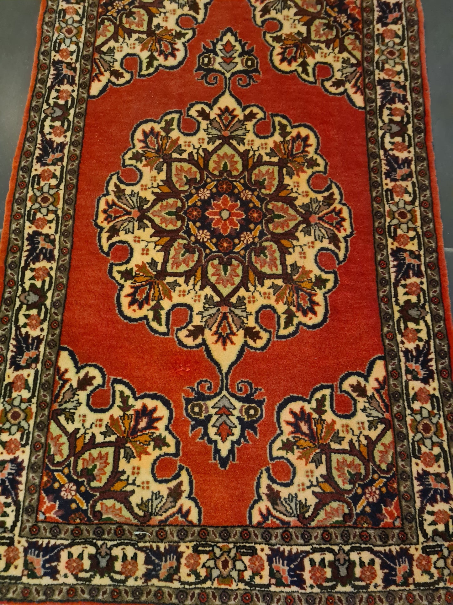 Perserteppich Orientteppich Handgeknüpfter Teppich Bidjar fein 170x60cm