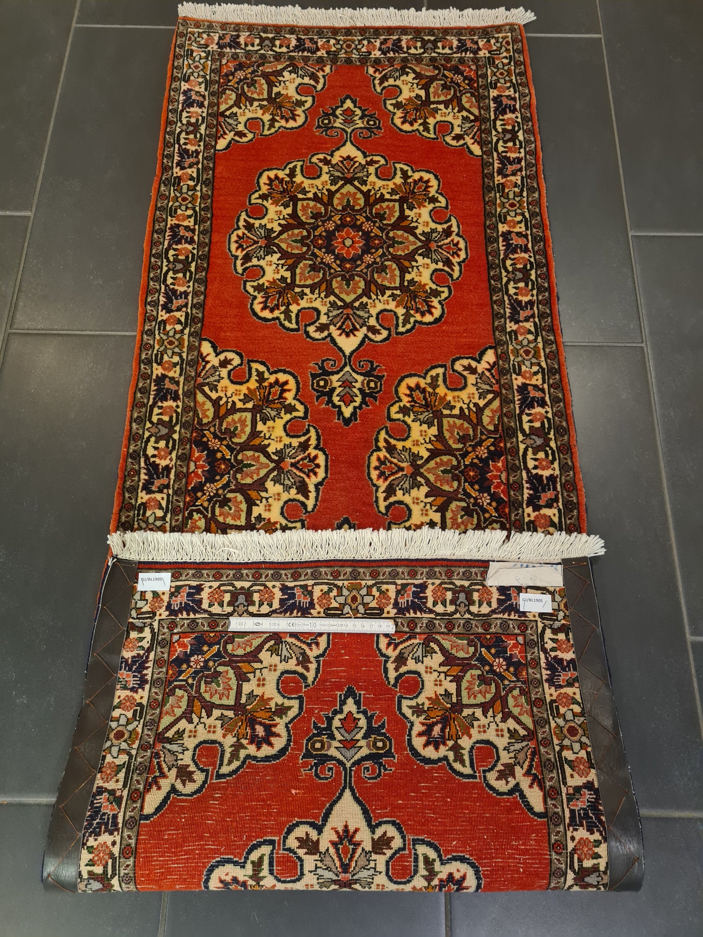 Perserteppich Orientteppich Handgeknüpfter Teppich Bidjar fein 170x60cm