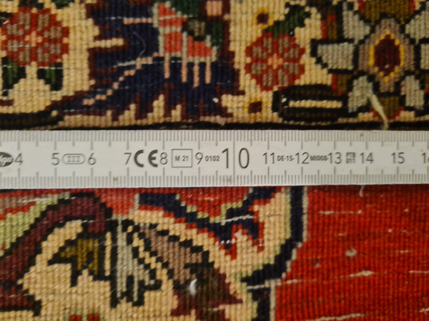 Perserteppich Orientteppich Handgeknüpfter Teppich Bidjar fein 170x60cm