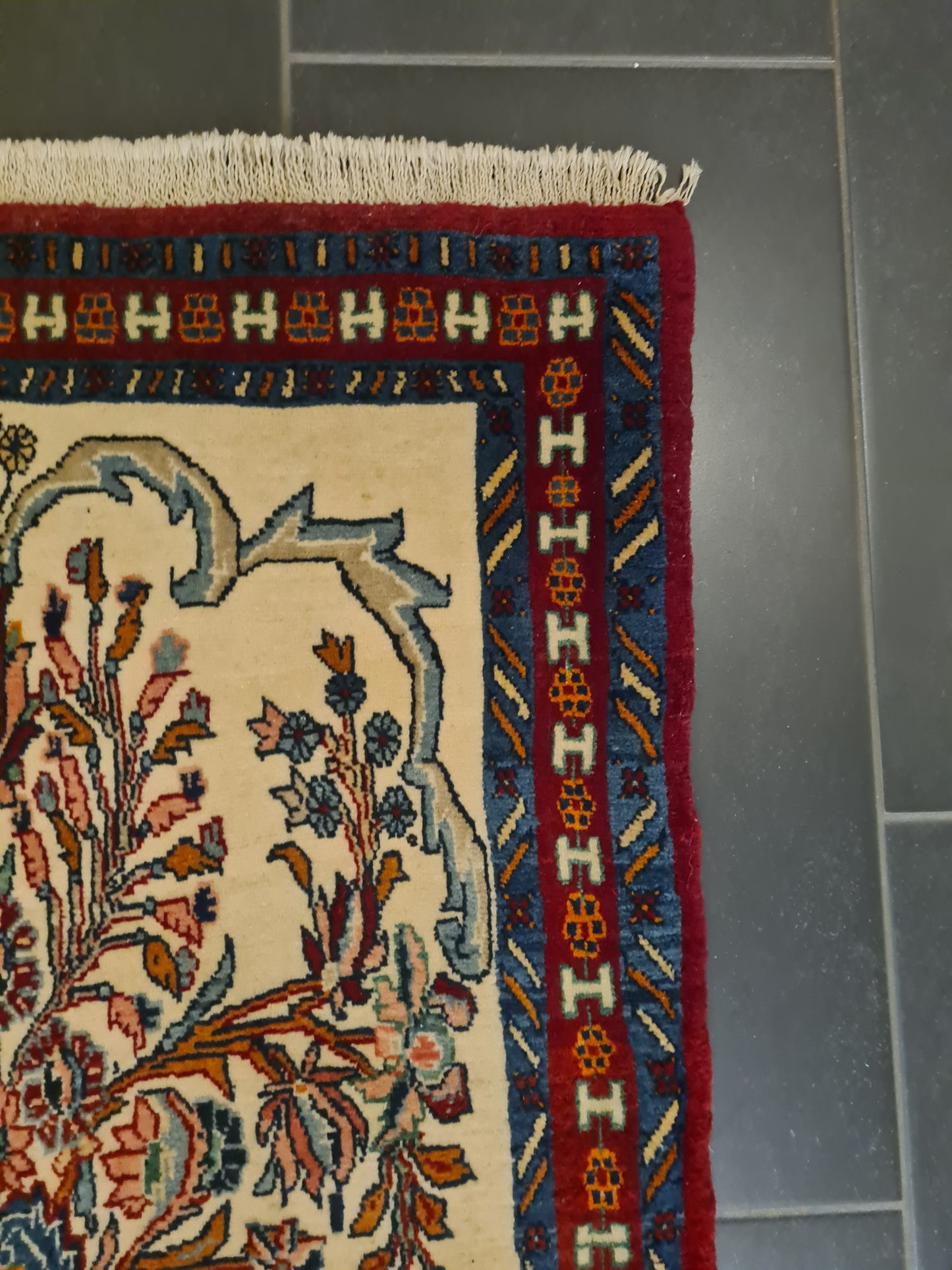 Perserteppich Orientteppich Handgeknüpfter Teppich Malaya 110x71cm