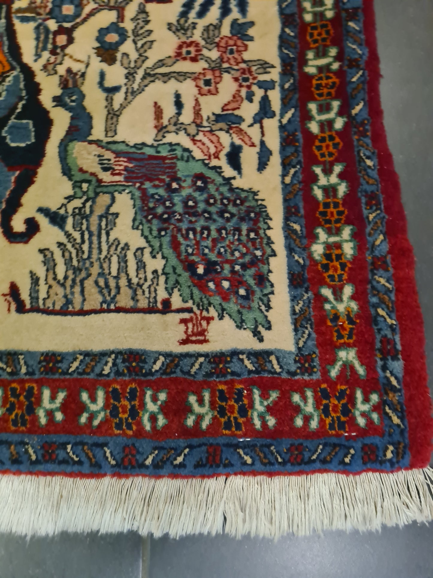 Perserteppich Orientteppich Handgeknüpfter Teppich Malaya 110x71cm