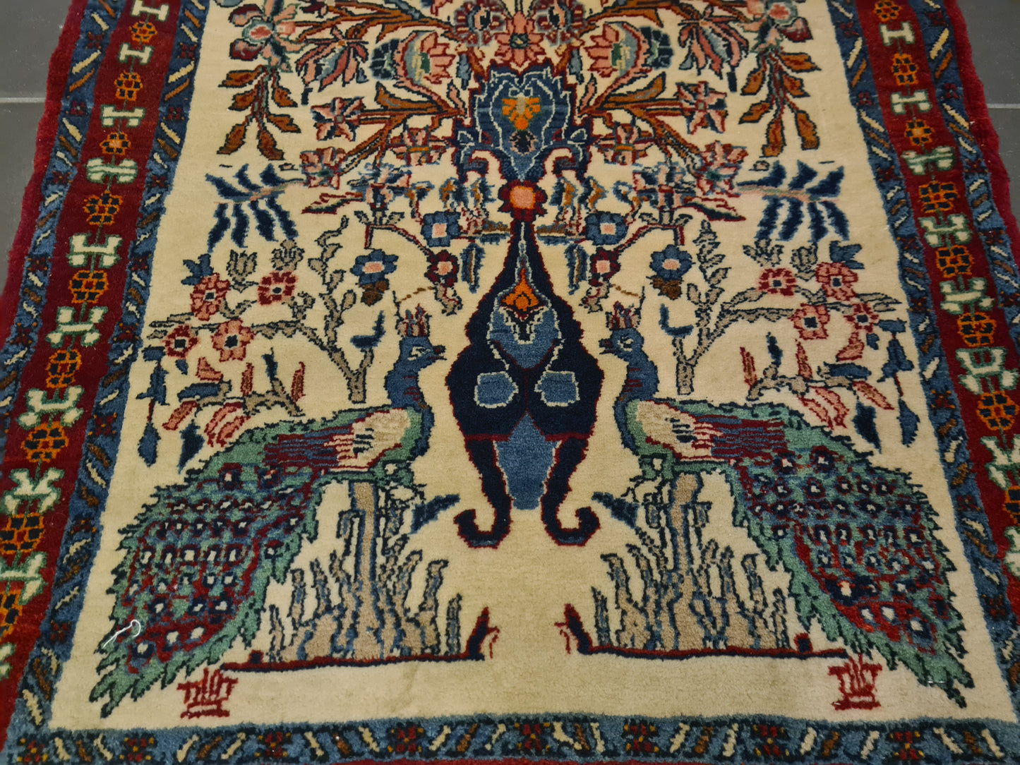 Perserteppich Orientteppich Handgeknüpfter Teppich Malaya 110x71cm