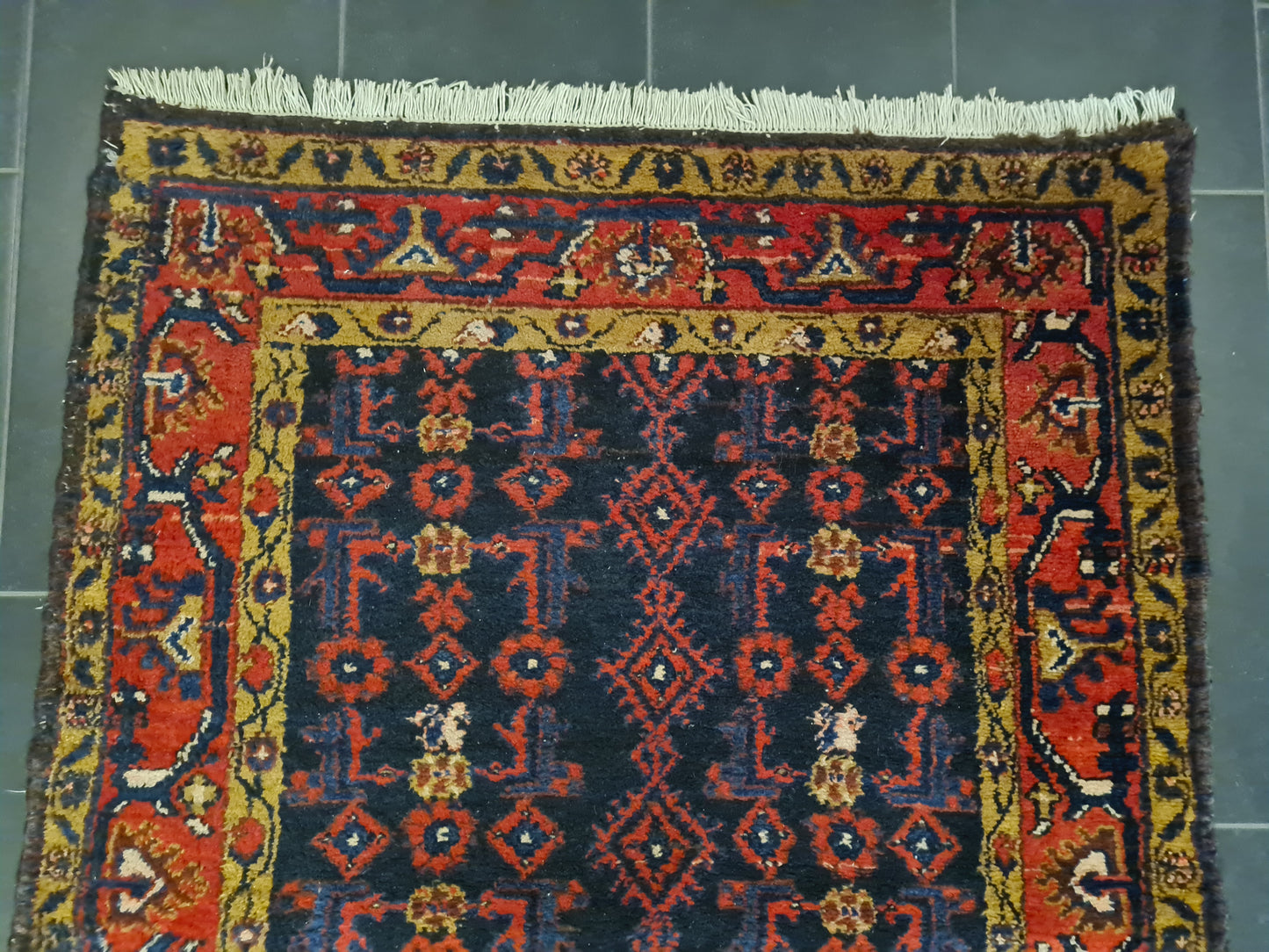 Perserteppich Orientteppich Handgeknüpfter Teppich Hamedan 160x111cm