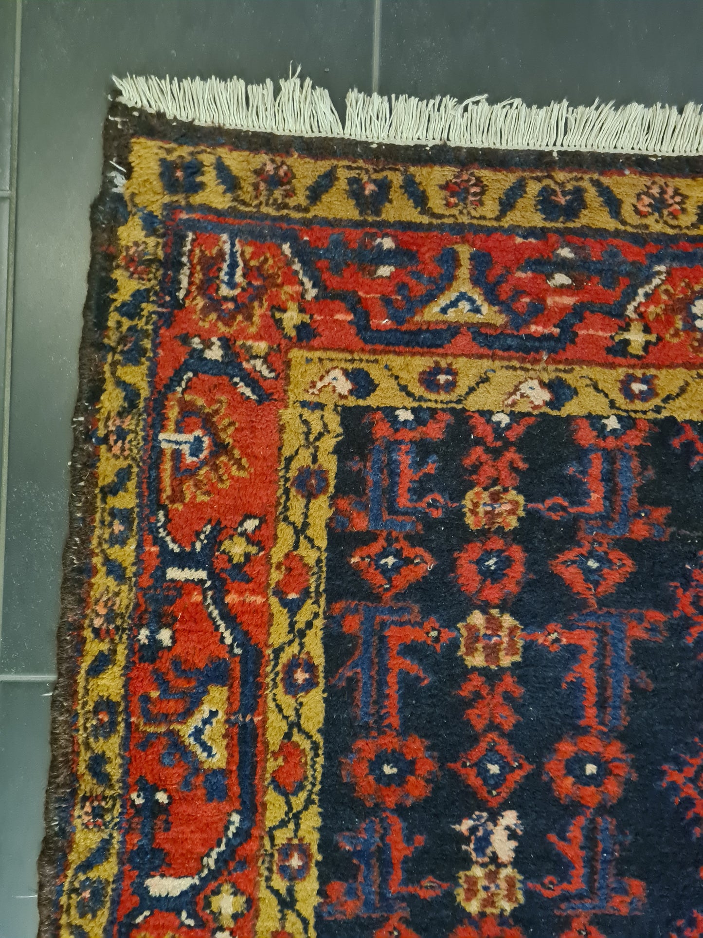 Perserteppich Orientteppich Handgeknüpfter Teppich Hamedan 160x111cm