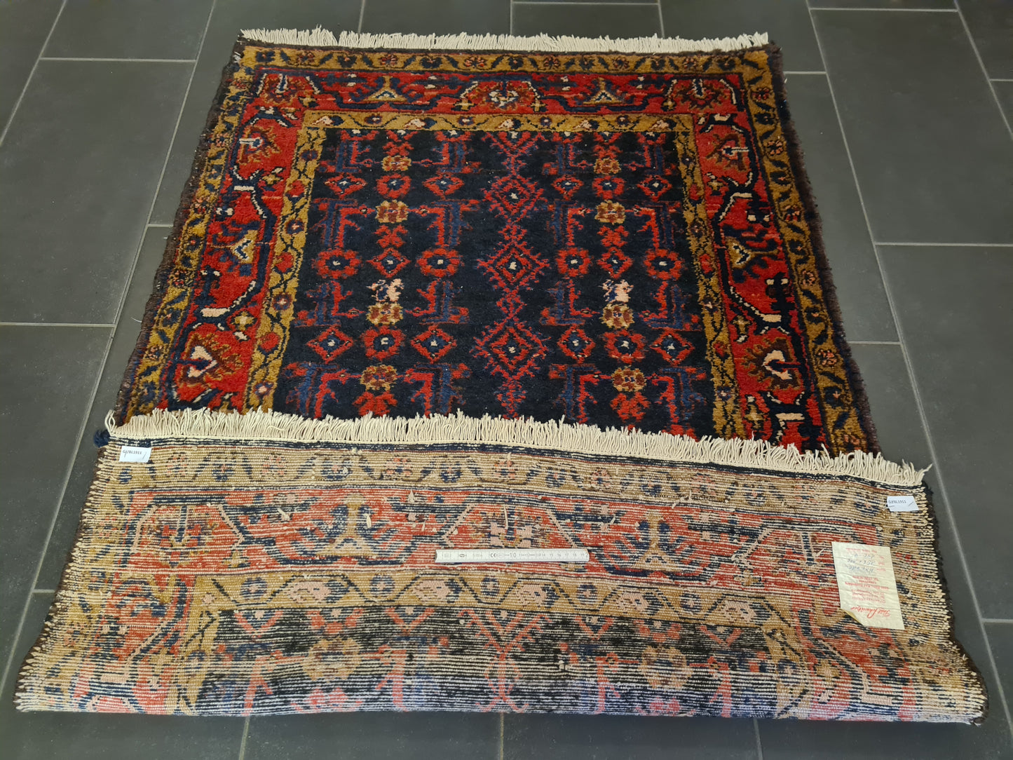 Perserteppich Orientteppich Handgeknüpfter Teppich Hamedan 160x111cm