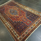 Perserteppich Orientteppich Handgeknüpfter Antiker Teppich 274x144cm