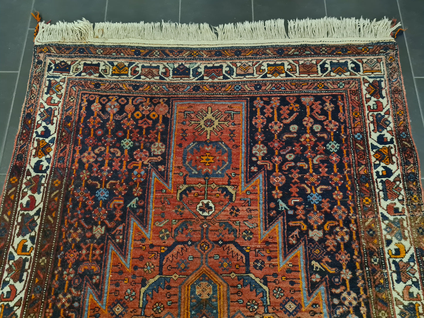 Perserteppich Orientteppich Handgeknüpfter Antiker Teppich 274x144cm