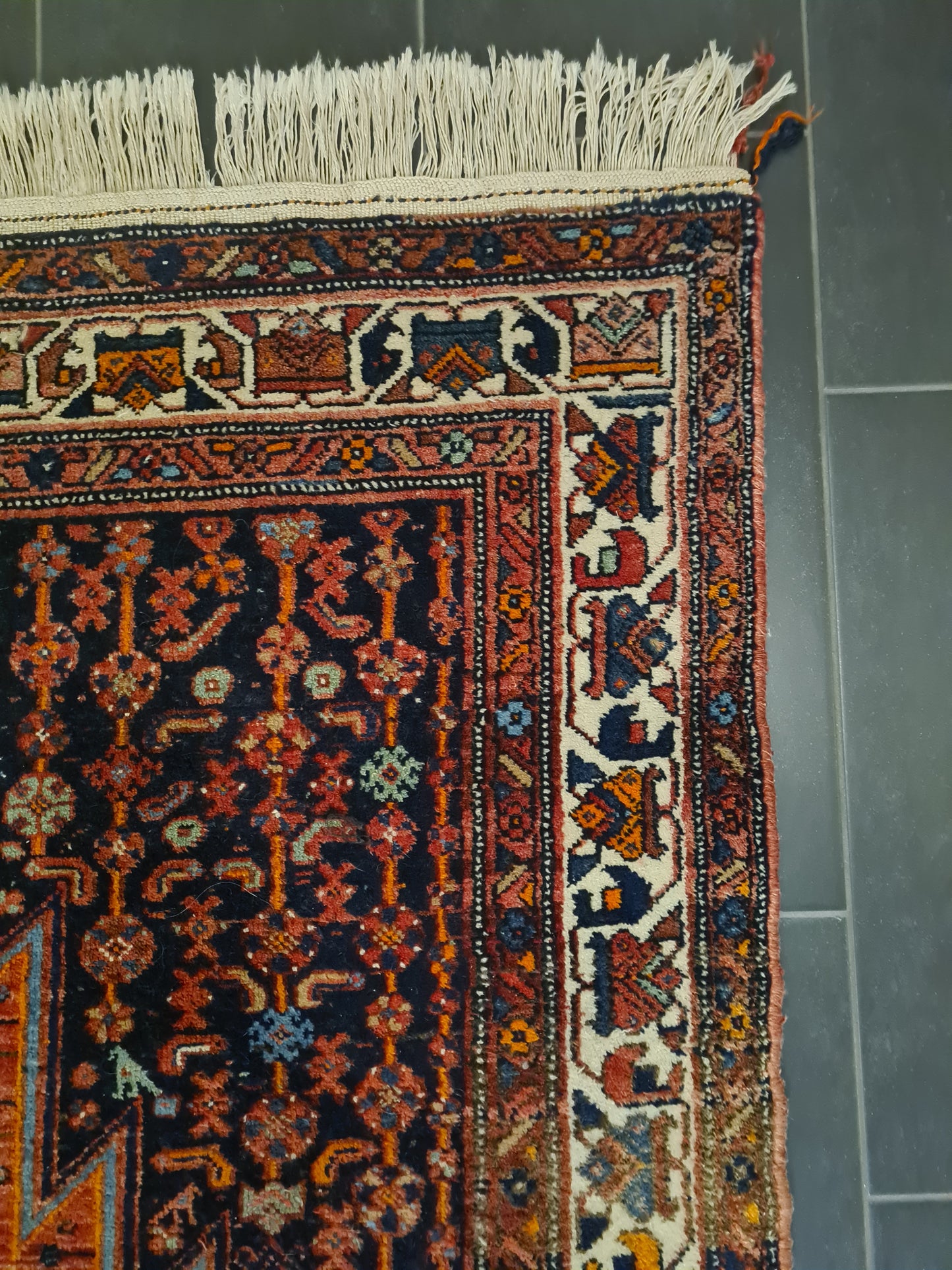 Perserteppich Orientteppich Handgeknüpfter Antiker Teppich 274x144cm