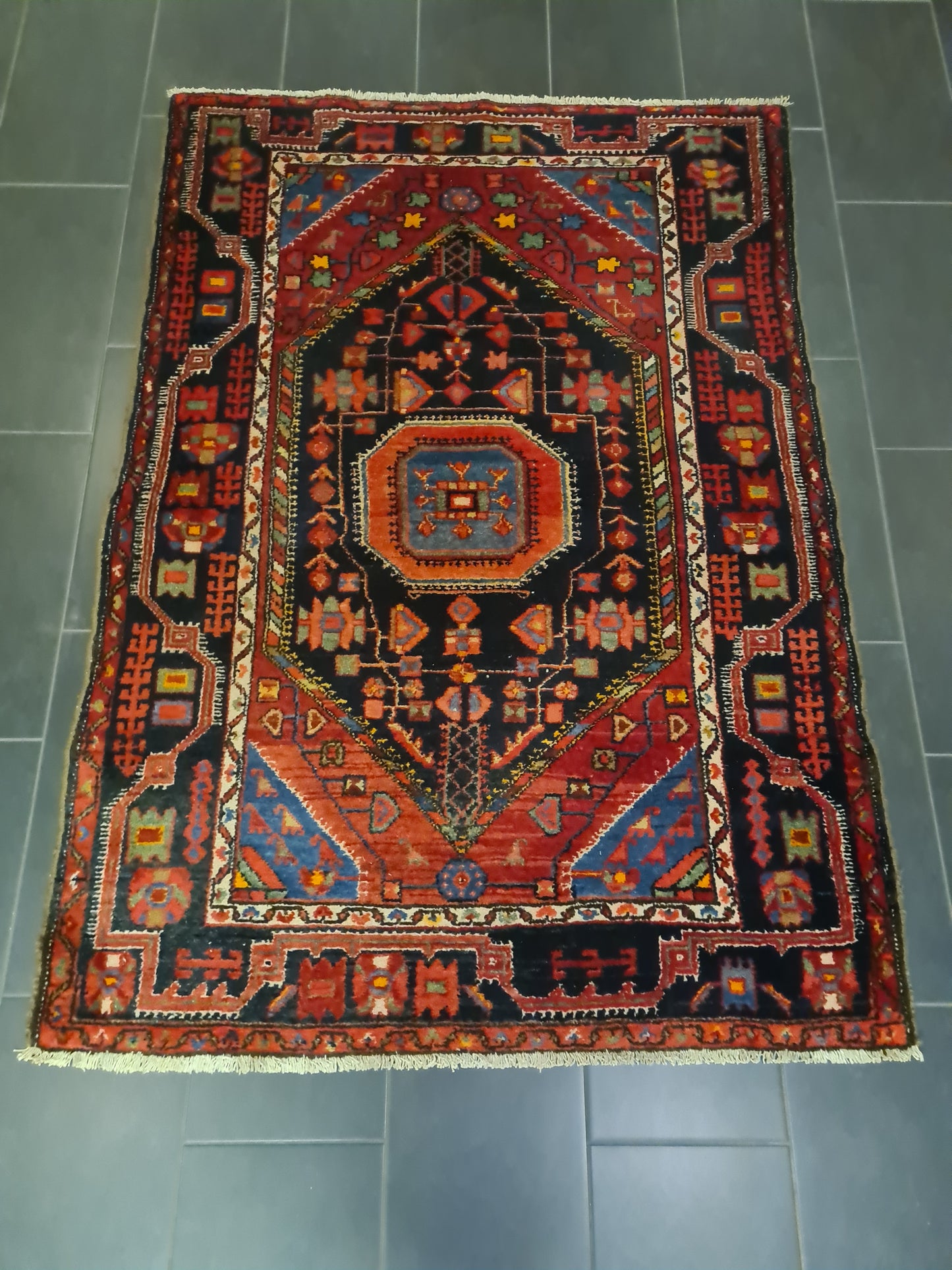 Perserteppich Orientteppich Handgeknüpfter Teppich Malaya 198x138cm