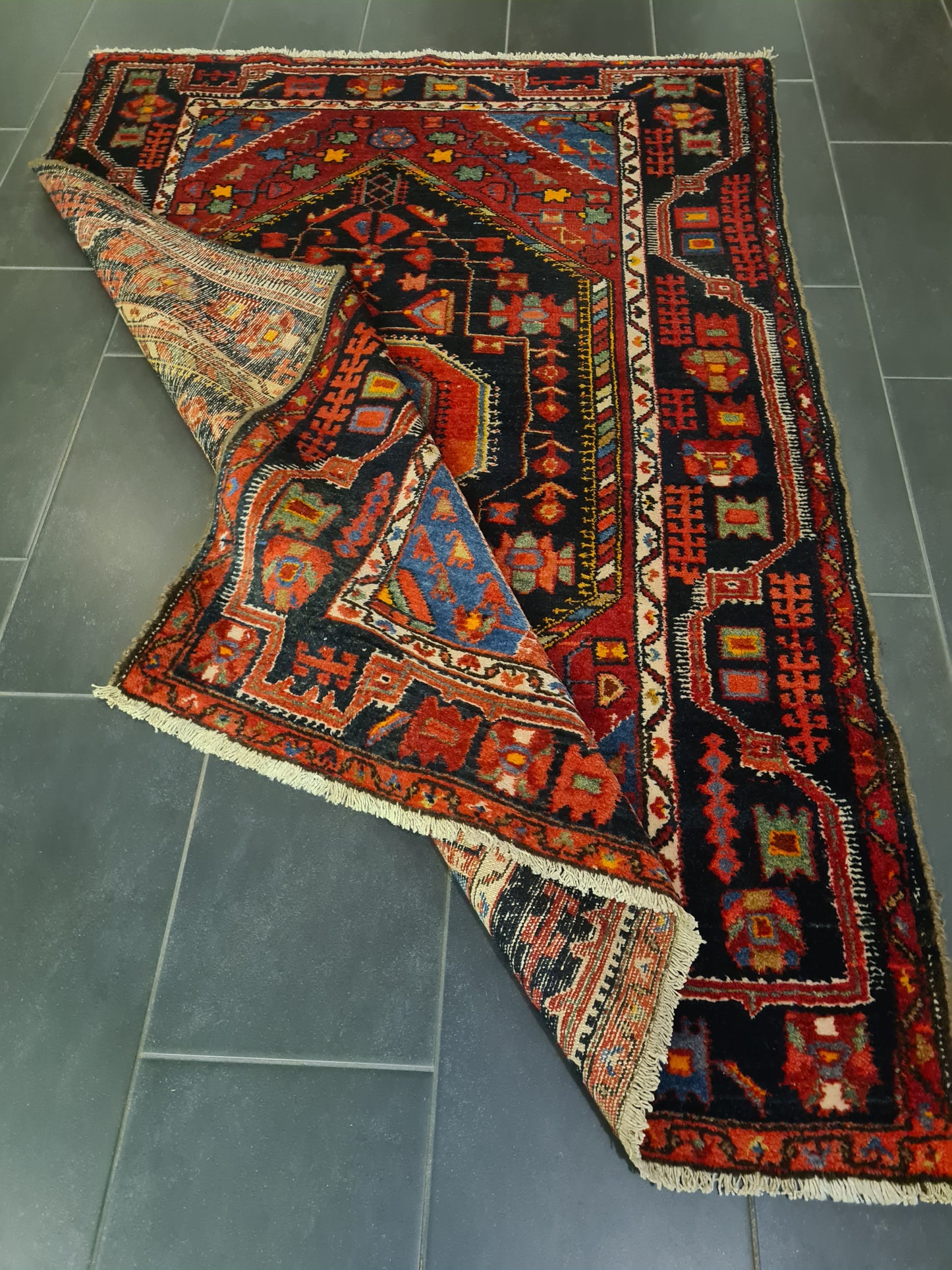 Perserteppich Orientteppich Handgeknüpfter Teppich Malaya 198x138cm