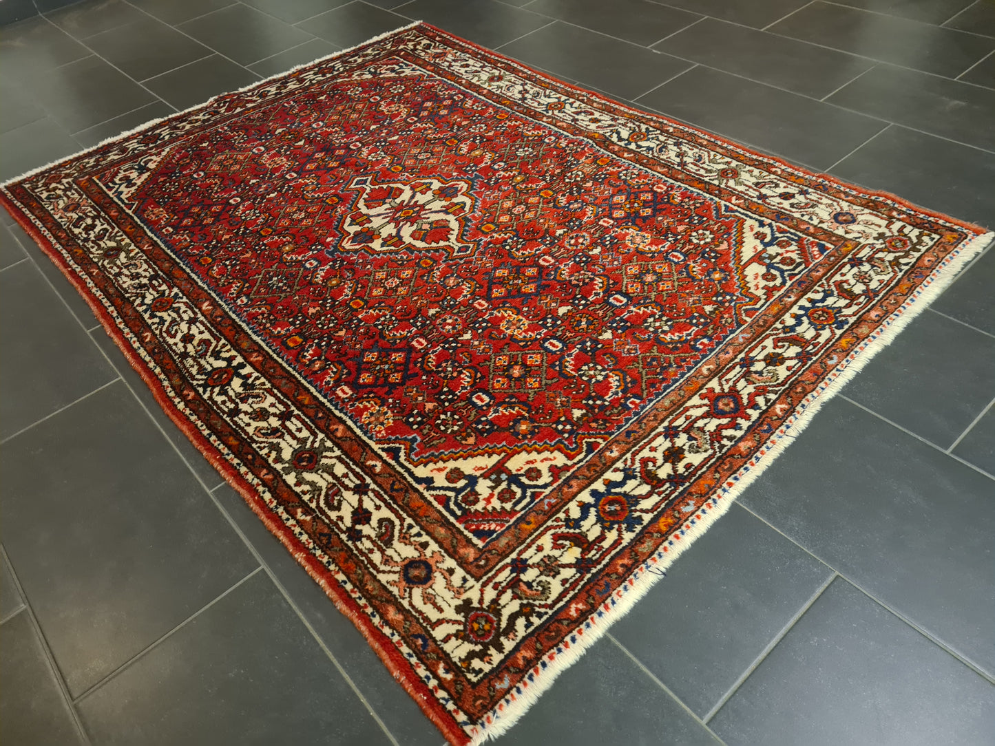 Perserteppich Orientteppich Handgeknüpfter Teppich Malaya 208x145cm