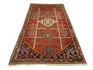 Perserteppich Orientteppich Handgeknüpfter Teppich Bidjar 241x140cm