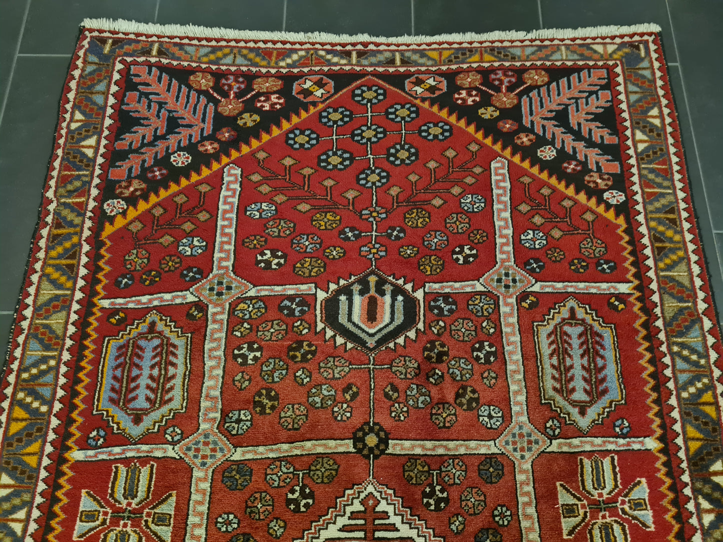 Perserteppich Orientteppich Handgeknüpfter Teppich Bidjar 241x140cm