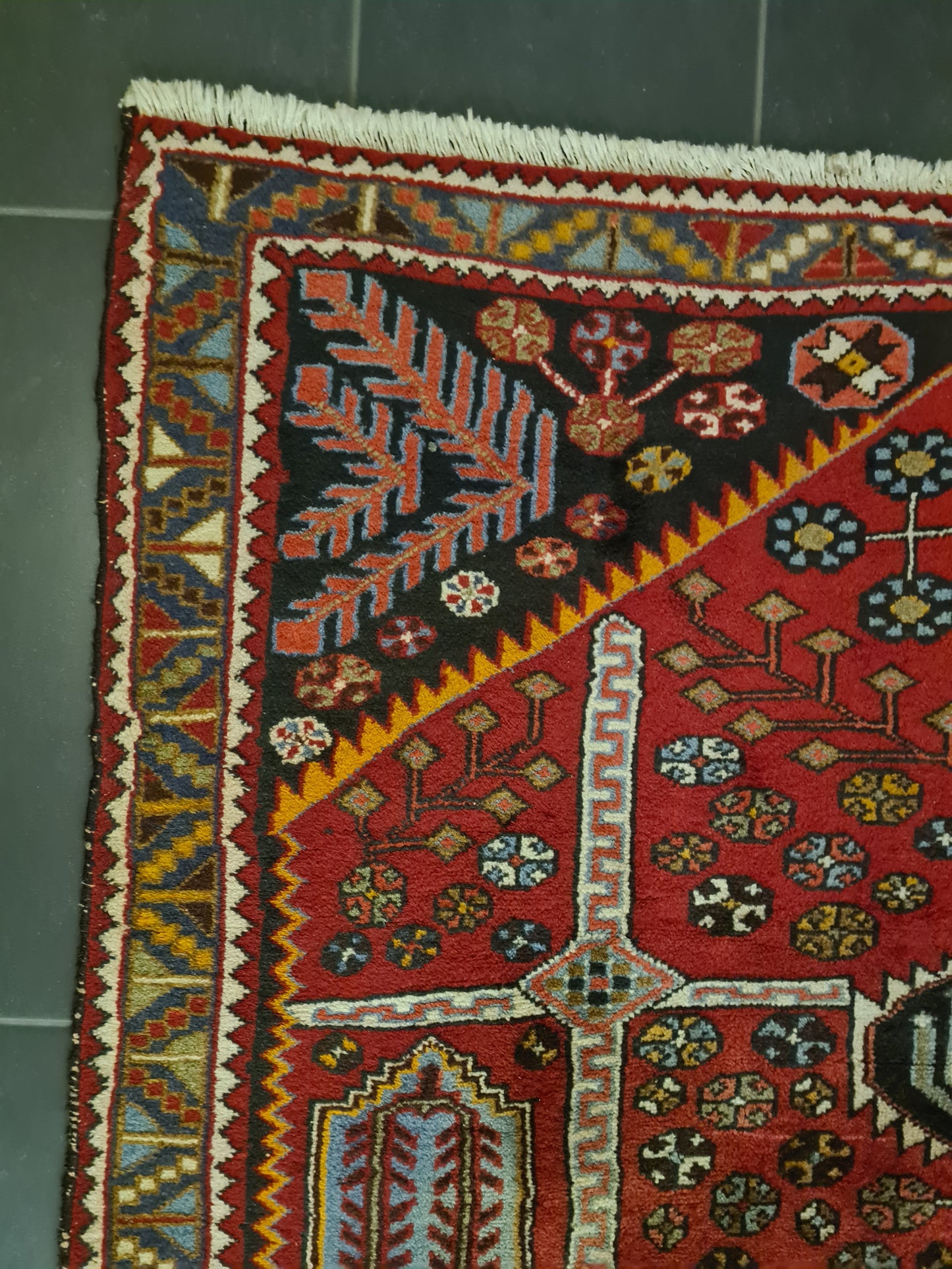 Perserteppich Orientteppich Handgeknüpfter Teppich Bidjar 241x140cm