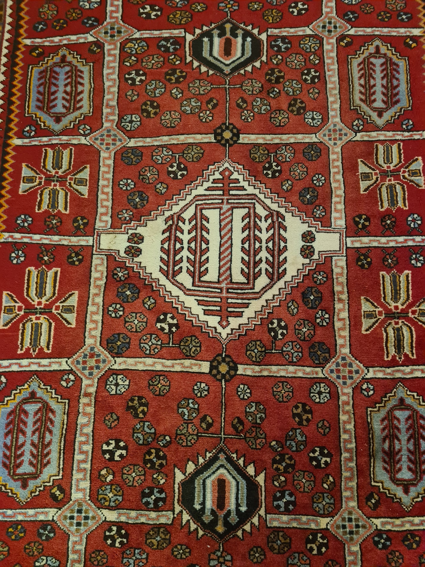 Perserteppich Orientteppich Handgeknüpfter Teppich Bidjar 241x140cm