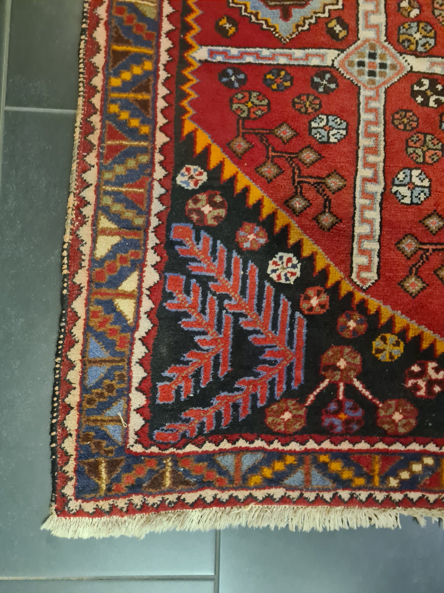 Perserteppich Orientteppich Handgeknüpfter Teppich Bidjar 241x140cm