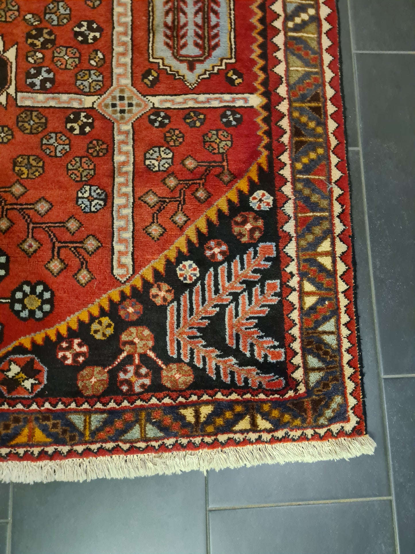 Perserteppich Orientteppich Handgeknüpfter Teppich Bidjar 241x140cm