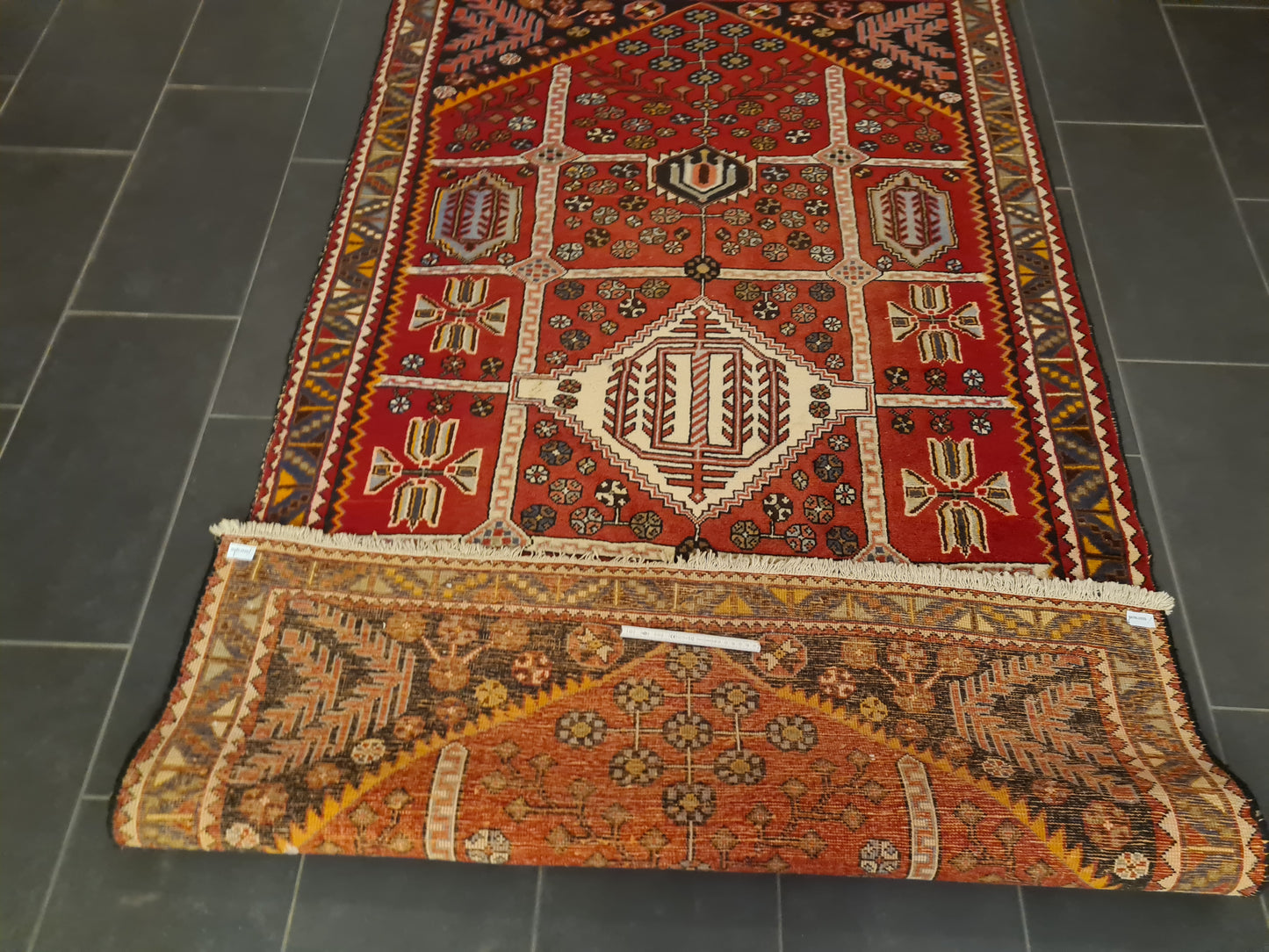 Perserteppich Orientteppich Handgeknüpfter Teppich Bidjar 241x140cm